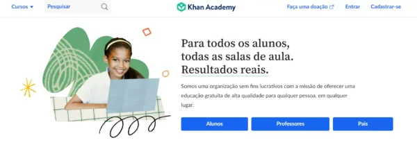 Khan Academy: Reforce o conhecimento escolar Gratuitamente