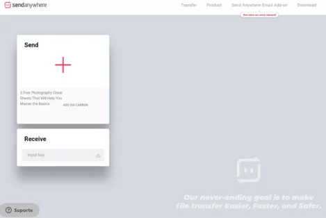 Send Anywhere: Transferência de arquivos simples e segura