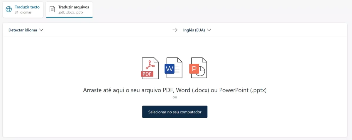 Como traduzir texto no PowerPoint