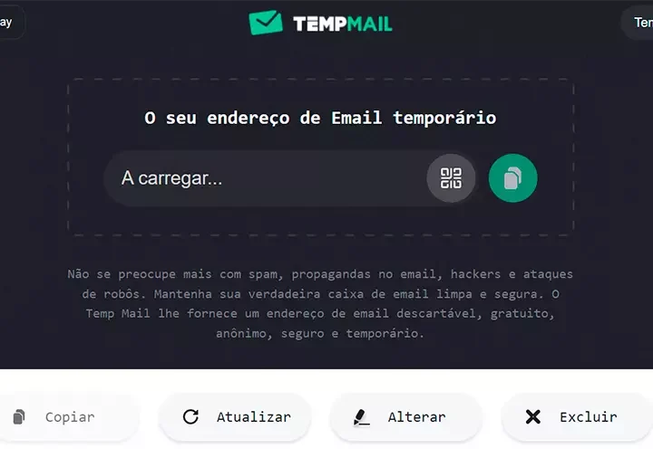 PASSO A PASSO! COMO criar E-MAIL TEMPORÁRIO DESCARTÁVEL para cadastro em  sites e serviços na WEB. 