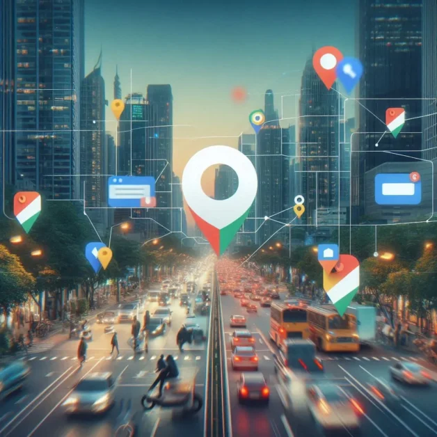 Desfoque no Google Maps