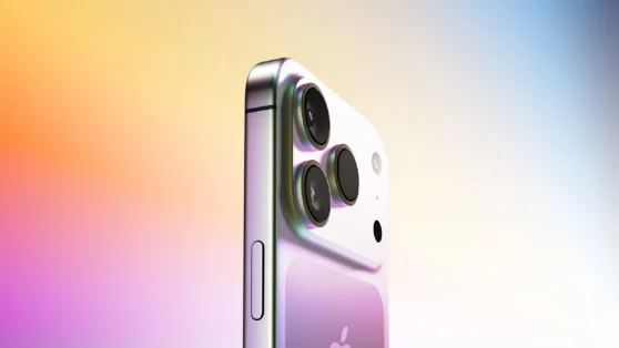 iPhone 17 sobre mesa minimalista pronto para lançamento no Brasil em setembro de 2025