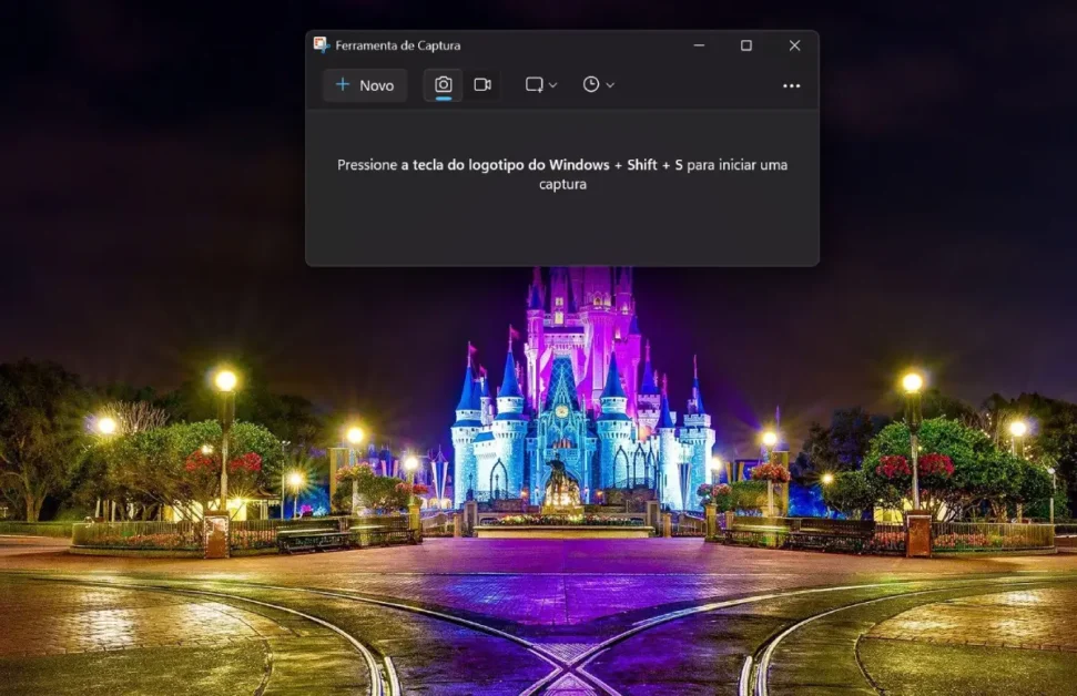 Captura de Tela da Windows