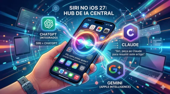 IOS 27: Siri ganha superpoderes com apps de IA