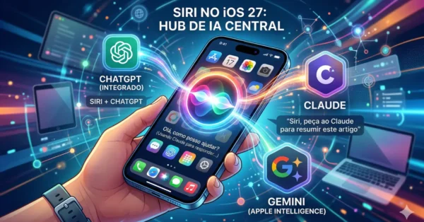IOS 27: Siri ganha superpoderes com apps de IA