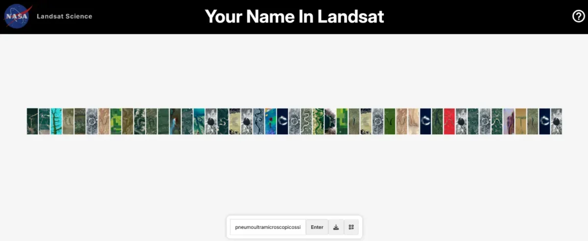 Your name is Landsat