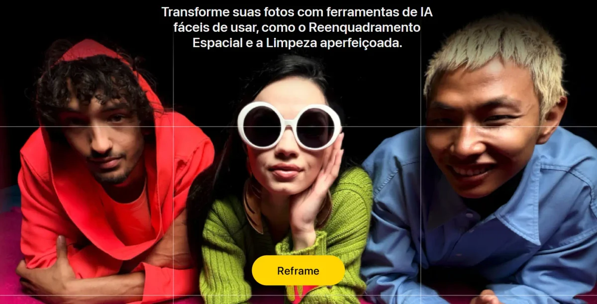 Novos recursos nas fotos.