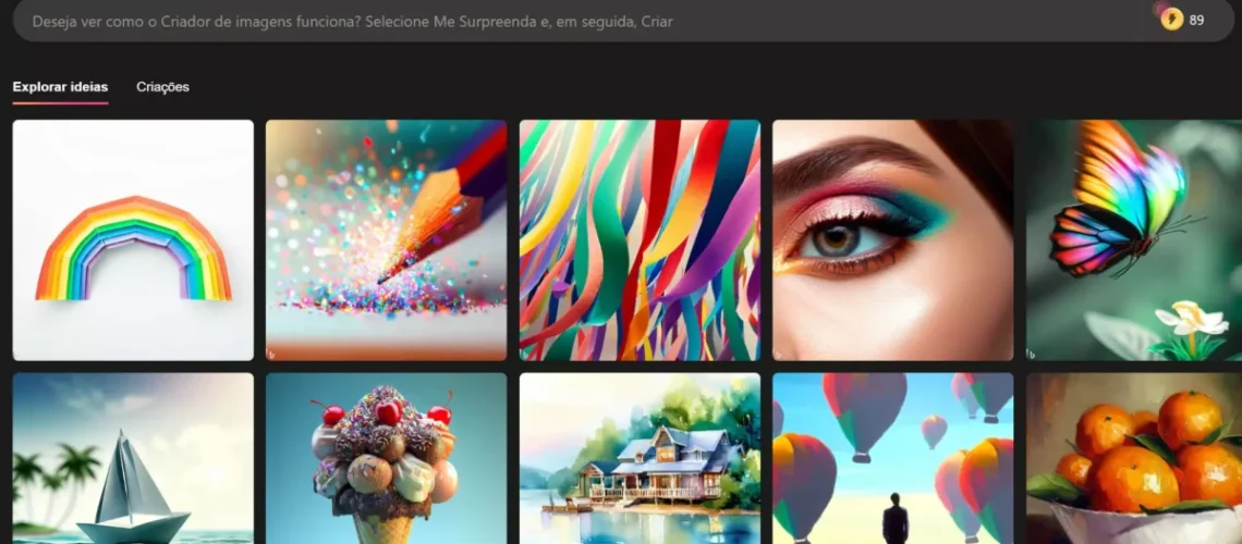Criador de Imagens do Microsoft Bing