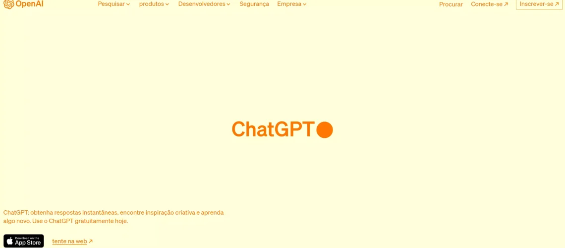 ChatGPT agora para iOS