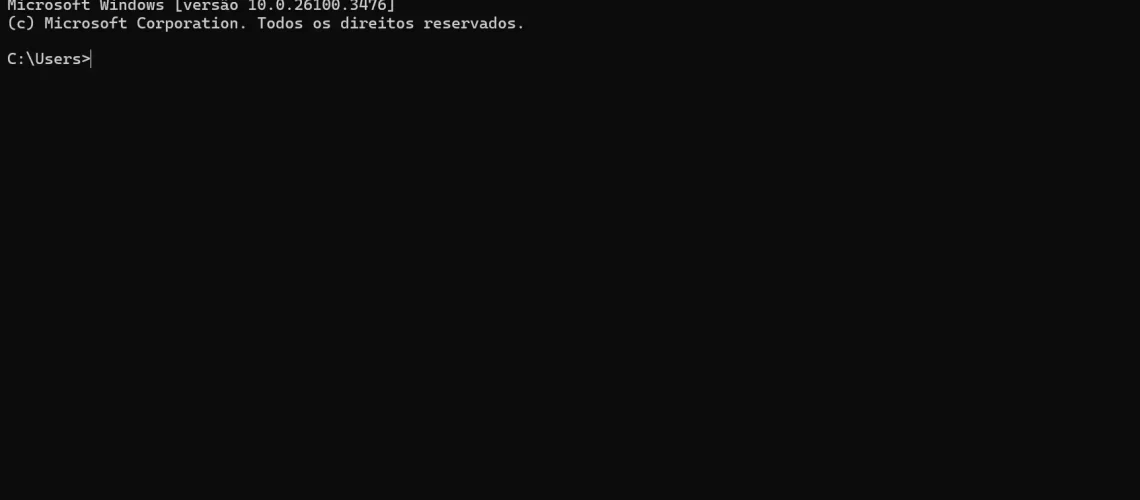 comandos do Prompt de Comando