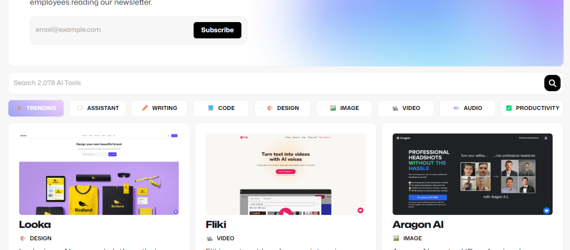 GPTE.AI é uma plataforma que reúne mais de 2000 ferramentas de IA