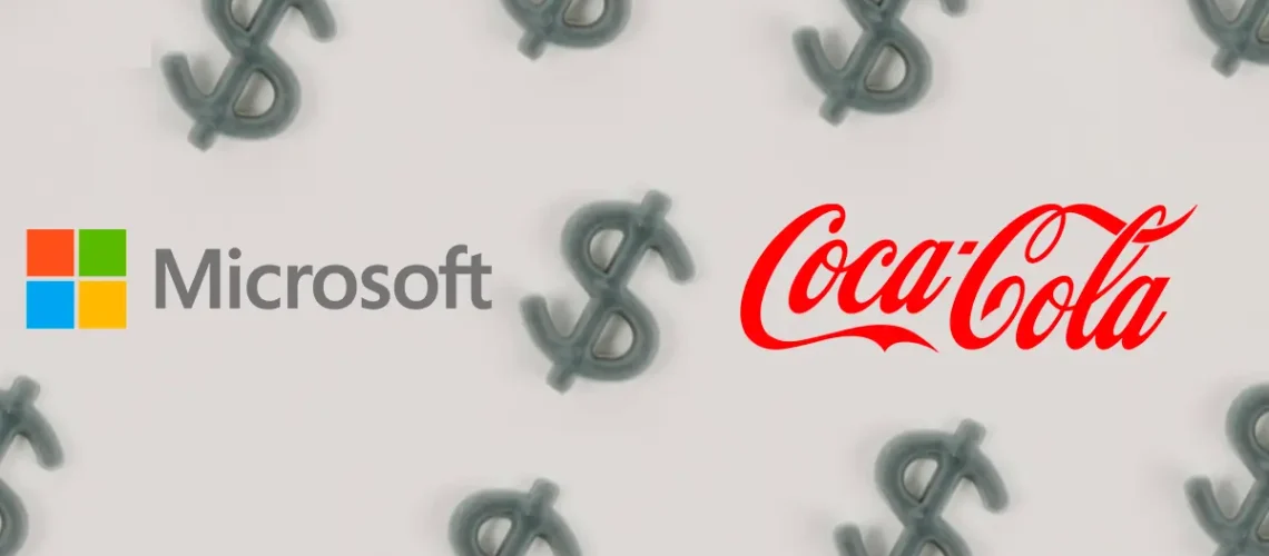 Microsoft $ Coca Cola