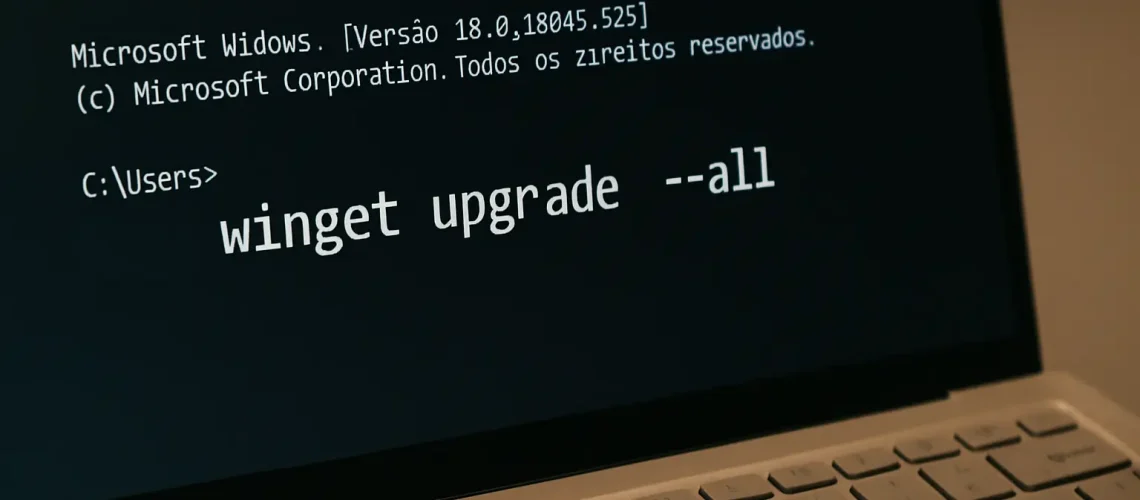 atualizar aplicativos pelo cmd